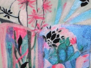 Flowers in the mirror
